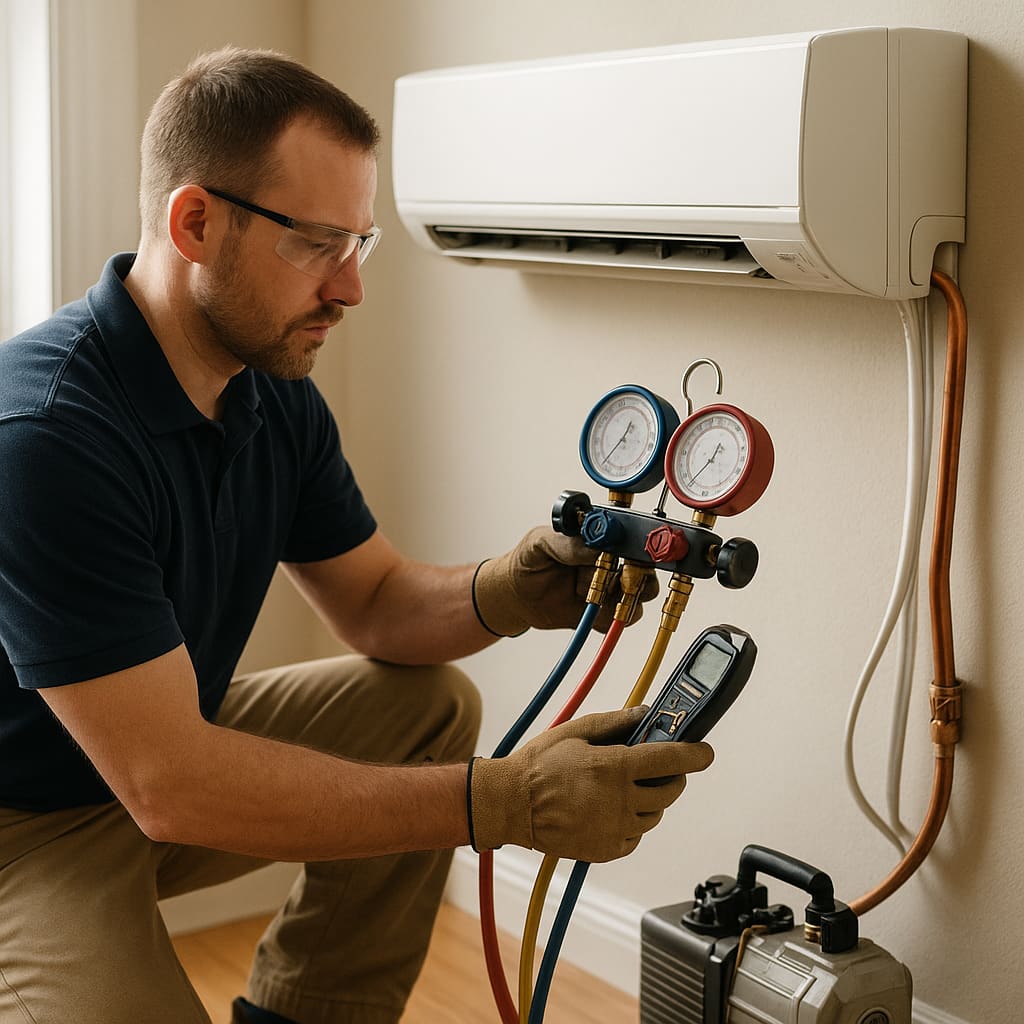 Leistungsprüfung mit Messgeräten nach Installation